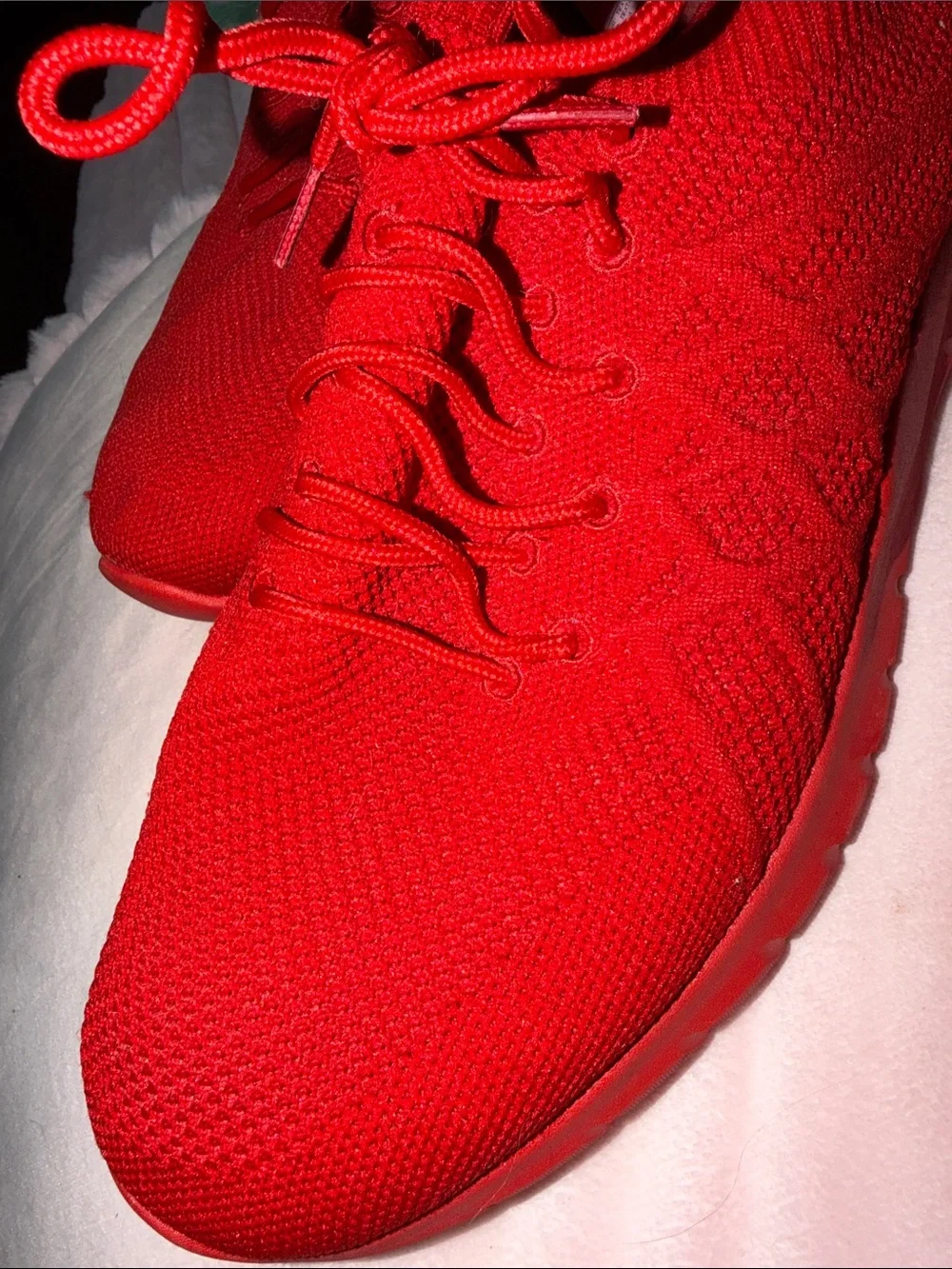 Fila Red Knit Lightweight Sneakers